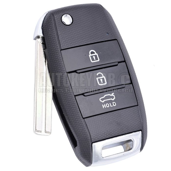 3 BUTTON KEY FOB CASE FOR KIA CARENS CEE'D PRO CEE'D RIO SOUL OPTIMA SPORTAGE SORENTO KIA01A