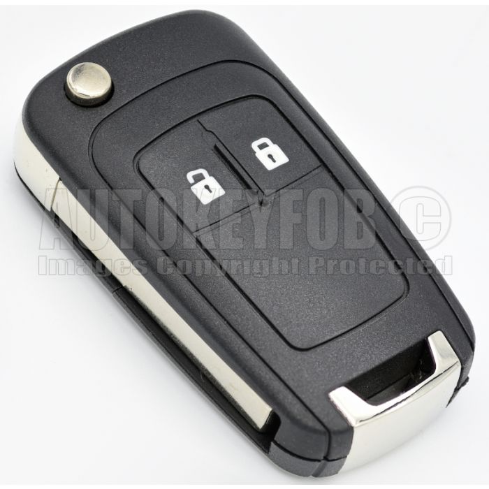 2 BUTTON REMOTE KEY FOB 433Mhz FOR VAUXHALL ASTRA INSIGNIA MOKKA ZAFIRA OP-R02