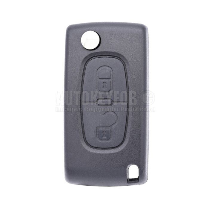 2 Button Remote Key Fob For Citroen Dispatch - C8 2006-2009 (014593)