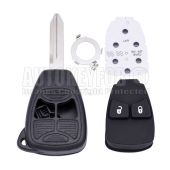 2 Button Remote Key Shell Case For Chrysler Jeep Dodge