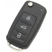 3 Button Remote Key Fob for Caddy Transporter 2016-2019 VWR04