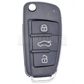 Remote Key Fob Case - Shell For Audi A3 S3 A1 A6 A8 Q5 Q7 TT AUD05