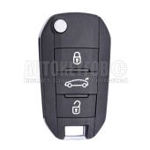 OEM 3 BUTTON REMOTE KEY FOB 433MHZ FOR PEUGEOT 508  (2010-2015) PEU-OR01