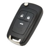 3 BUTTON REMOTE KEY FOB CASE FOR OPEL / VAUXHALL ASTRA / INSIGNIA OP04