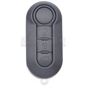3 Button Remote Key Fob Case For Fiat 500 500L Doblo Punto Fiorino Qubo PEU29