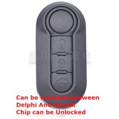 Remote Key Fob For Fiat Citroen Peugeot Iveco (Delphi BSI And Magneti Marelli BSI)