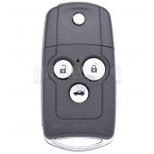 3 BUTTON FLIP REMOTE KEY FOB 434Mhz FOR HONDA ACCORD CRV 