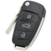 3 Button Remote Key Fob for Audi A3 S3 TT AUD-R01
