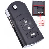 3 Button Remote Key Case Shell For Mazda MAZ14
