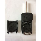 3 BUTTON FLIP REMOTE KEY FOB CASE FOR OPEL / VAUXHALL VECTRA C / SIGNUM OP02