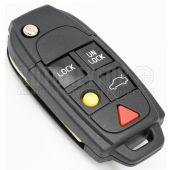 5 Button Remote Key Fob Case-Shell for Volvo S60 V70 XC70 XC90 VOL13