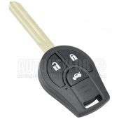 3 BUTTON REMOTE KEY FOB CASE - SHELL FOR NISSAN MICRA JUKE NIS18