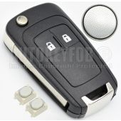 Remote Key Fob Case Repair Kit For Vauxhall Opel Corsa Astra Insignia OP03BB