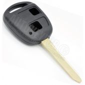 2 BUTTON REMOTE KEY FOB CASE FOR TOYOTA YARIS AVENSIS COROLLA TOY19