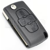 4 Button Remote Key Shell Case For Peugeot 807 Citroen C8 PEU30