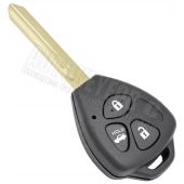 3 Button Remote Key Fob Case-Shell for Toyota Avensis TOY40