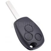 3 Button Remote Key Fob Case - Shell For Renault Clio Kangoo Master Modus Twingo REN16