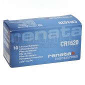 CR1620 RENATA COIN CELL BATTERIES - 10 PACK 