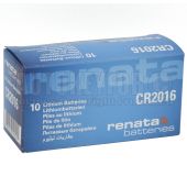 CR2016 RENATA COIN CELL BATTERIES - 10 PACK 