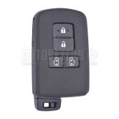 4 BUTTON REMOTE KEY FOB CASE - SHELL FOR TOYOTA TOY47